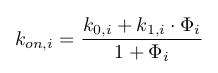 gene activation equation